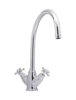 Bidbury&Co Yorkley Dual Lvr C-Tap Chrome