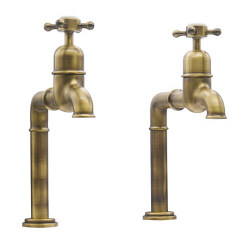 Bidbury&Co Caswell Bibcock Taps Polished Brass