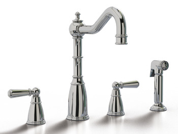 Bidbury&Co Stockwell 4H Ctry Tap Chrome
