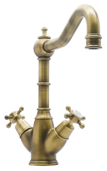 Bidbury&Co Warwick Dual Lvr Tap Polished Brass