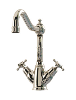 Bidbury&Co Warwick Dual Lvr Tap Nickel