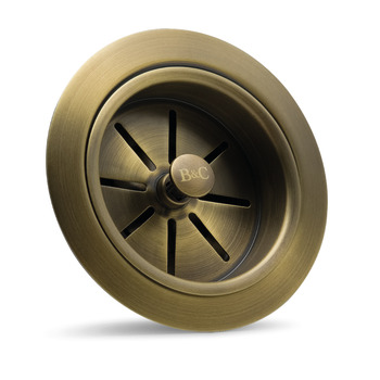 Bidbury&Co Luxury 3.5 Mod Waste Polished Brass