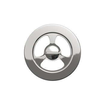 Bidbury&Co Luxury Overflow Rnd Chrome