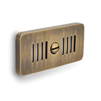 Bidbury&Co Luxury XL Overflow Square Polished Brass