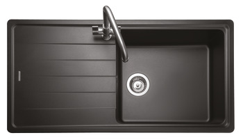 Rectangle Elements ELE1051AS 1.0B Sink Gr Black