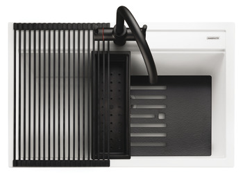 Rectangle Prato PRA790AW/ 1.0B Sink UH Com Wht