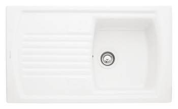 Rectangle Tenby CTE8501WH 1.0B Sink Cer Wht