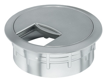 Cable Outlet 2prt D80x24mm Plastic SSE
