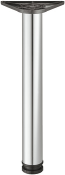 Leg w Adj D60x870mm Tub Steel PCP