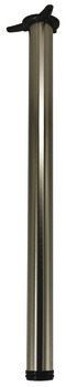Leg w Adj D60x870mm Tub Steel BN