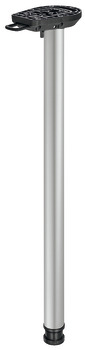 Fold Table Leg Cyl D50x705mm Steel Silver 9006