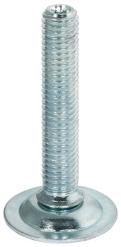 Plinth Adj Screw D30mm M10x100mm Galvanised Steel