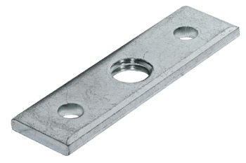 Screw-On Plate M10 60x16mm Galvanised Steel