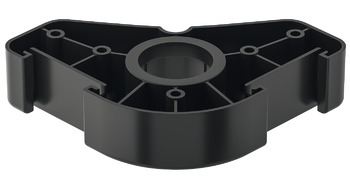 AXILO 78 Plinth Foot Top Sec SF Tri Black