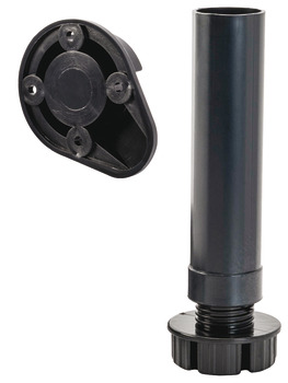 Plinth Feet Set 100mm SF Plastic Black x1