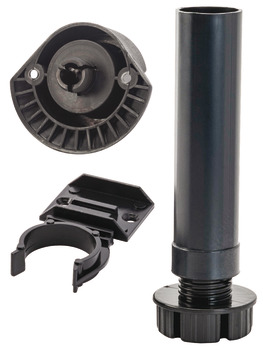 Plinth Feet Set 100mm DF Plastic Black x2