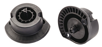 Plinth Top Section DF 10mm Plastic Black