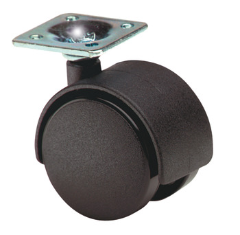 D50mm Twin Castor Swivel with Brake Plastic 38