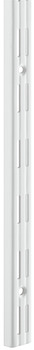 Supp Chnl Dbl Slot 1495mm PC Steel White