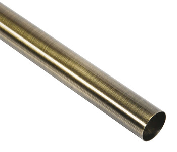 WithRobe Rail 0.6x25x25x2438mm Steel Antique Brs