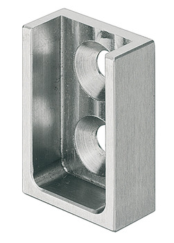 WithRobe Rail (Sqr) End Supp Side M Brush