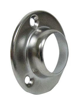 WithRobe Rail D25mm Socket Steel CP