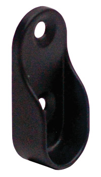 WithRobe Socket  for Oval Rails Zinc Alloy M.Black 803.53.380