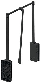 2004 WithRobe Pull Rail 440-610mm Black/Black
