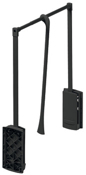 2004 WithRobe Pull Rail 770-1200mm Black/Black