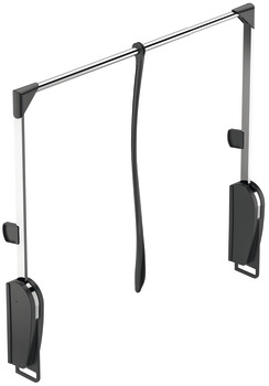 WithRobe Lift Pull 620-950mm 10kg Black/Chrome
