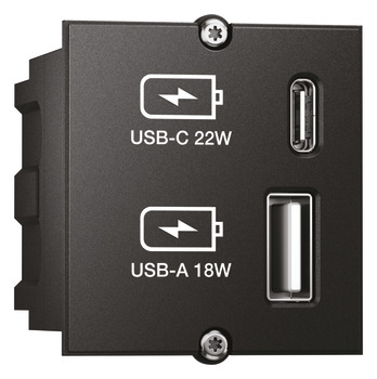 BachM Pix Chg Station 1xUSB-C,1xUSB-A