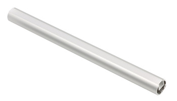 Loox WithRobe Profile D25mm 2.5m Plastic/Anodised Silver