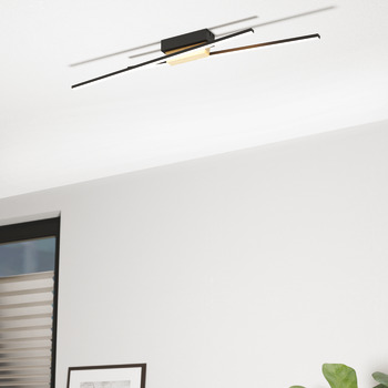 Eglo Panagria LED CL 2x13W 3K Black