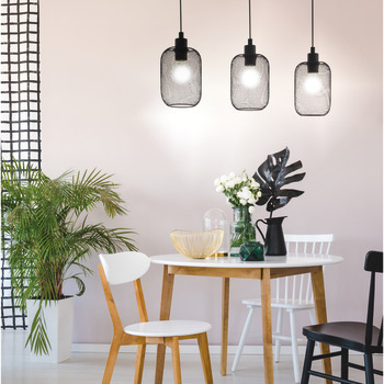 Eglo Wrington Plastic L740 3x60W E27 Black