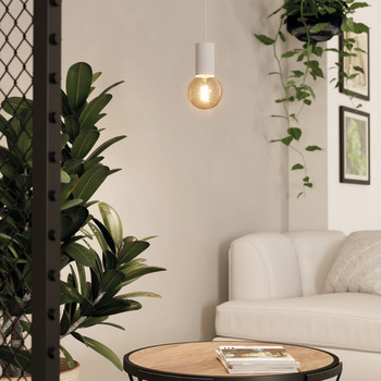Eglo Pozueta 1 Plastic D65 1x40W E27 Wht