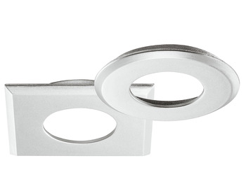 Loox5 LED2040/3008 Bezel Rectangle D40mm Plastic Polished Brass