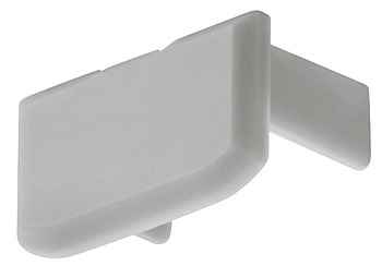 Loox5 2190 Profile SM Endcaps Plastic Silver