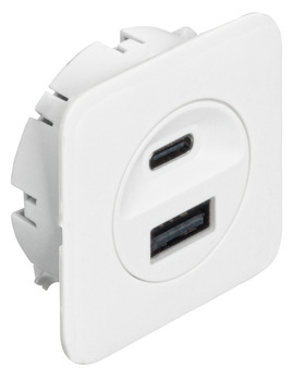 Loox5 USB Charging Station 12V/14W/Wht