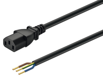 Loox5 Mains Cable 2.0m EU Bare Ended 833.89.265