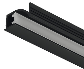 Loox5 1107 Profile Rectangle 3.0m Aluminium Black/Opl