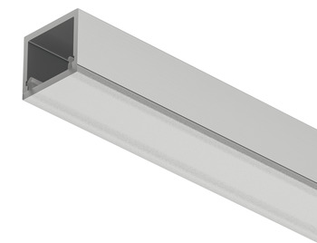 Loox5 2101 Profile SM 3.0m Aluminium/Plastic OplSlv