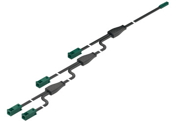 Loox5 LED Ext Lead 4-Way 24V 2.0m MC