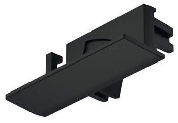 Loox5 1107 Profile Rectangle Endcaps Plastic Black