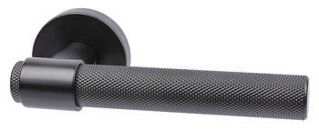 Axel-T Lever Hdls/Rose D52mm Zinc Alloy M.Black