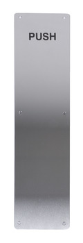 Push Plate 'PUSH' Rad 380x75mm SSS