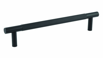 Bari Pull Handle BT Aluminium M.Black 300x19mm