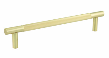 Bari Pull Handle BT Aluminium Sat Brs 300x19mm