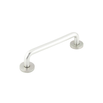 Pull Handle/Rose FF D19x225mm Fixing Centres Aluminium SAA