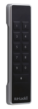 KitLock 1100 Dig Elect Furn Lock Silver/Black