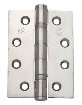 Butt Hinge BB Sqr 102x76mm Stainless Steel SSS